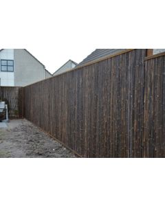 Bamboerolscherm Black 180x180cm LxH