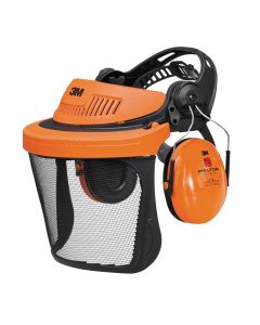 3M Peltor G500 Bosbouw Optime l + 5C gaasscherm - oranje