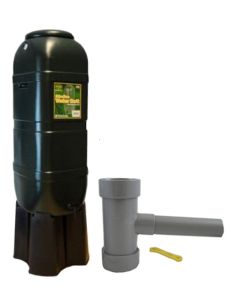 Ward Slimline regenton 100L kunststof groen Compleet