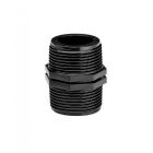 Dubbele nippel 2x buitenschroefdraad 1"x1"
