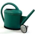 Gieter 15 liter - kunststof, ovaal, groen