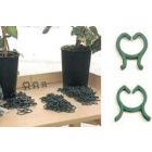Plantenclip breed ø25mm groen - ca. 500 stuks