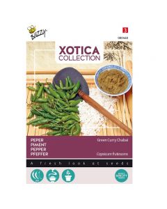 Xotica Peper Groene Curry Cabai F1 ca. 1,5g 