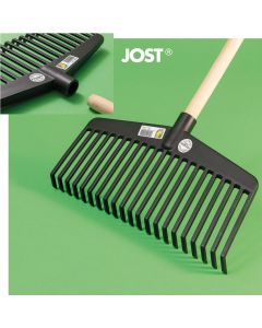 Jost Bladhark nylon 38cm zwart - met steel