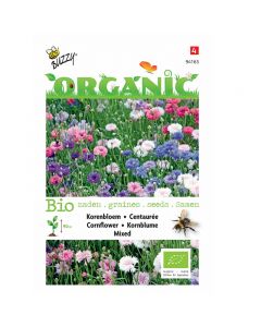 Buzzy Organic Centaurea Korenbloem gemengd BIO ca. 0,5g
