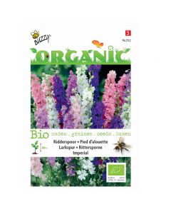 Buzzy Organic Delphinium - Ridderspoor Imperial BIO ca. 0,5g