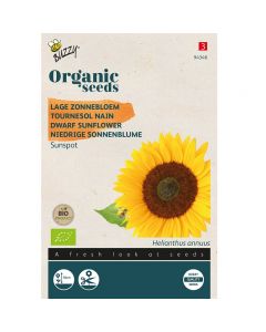 Buzzy Organic Helianthus - Lage Zonnebloem Sunspot BIO ca. 3g