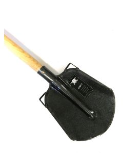 Farmer steekbats gehard/getrommeld half gebogen met voetjes - maat 000 - met steel 100 cm / 110 cm / 120 cm / 130 cm