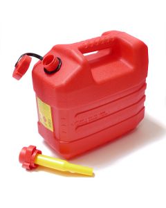 Jerrycan kunststof voor brandstof rood 10L