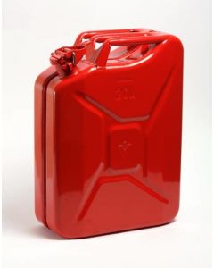 Jerrycan voor benzine, metaal rood 20L