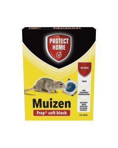 Frap Soft Block Protect Home 5x10g - tegen muizen in huis