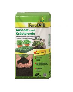 Zaai- en Kruidenpotgrond TerraBrill 45L